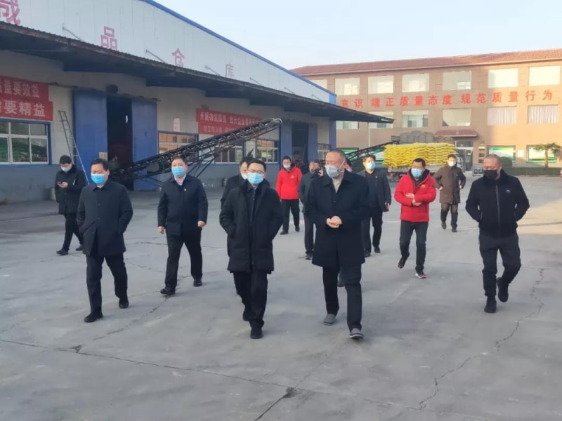 縣長(zhǎng)申琳調(diào)研旭瑞集團(tuán)疫情防控、復(fù)工復(fù)產(chǎn)情況！